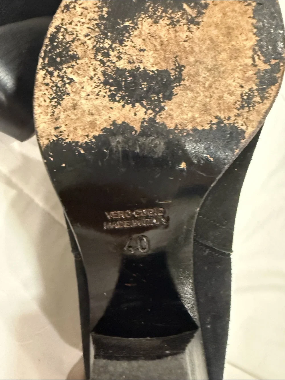 Elia B. London Black Suede Chelsea Ankle Boots Size 40